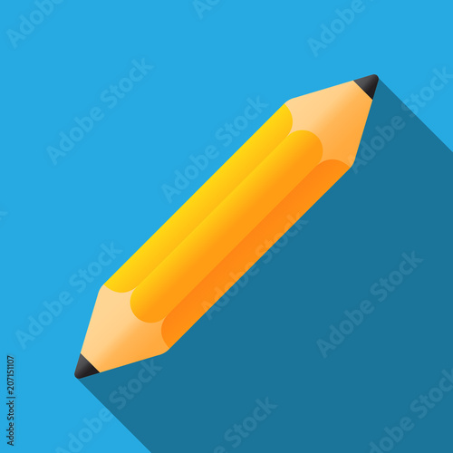 Short pencil sharpened on both side.