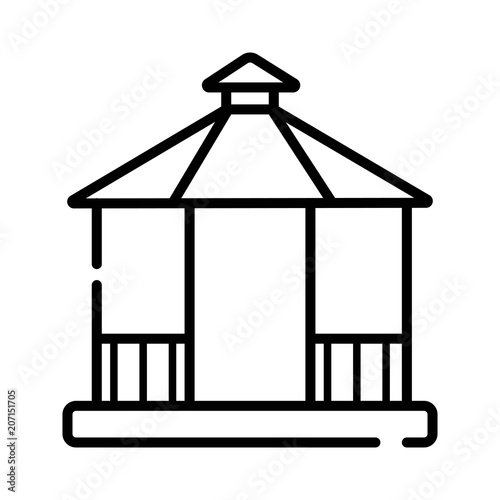 alcove icon. Element of Arab culture icon for mobile concept and web apps. Thin line icon for website design and development, app development. Premium icon on white background