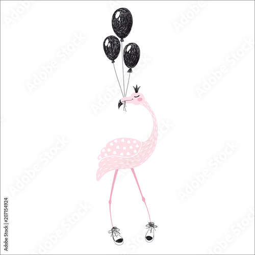 Flamingo cute print