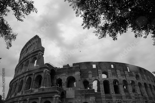 Obraz na płótnie coliseo roma w salonie