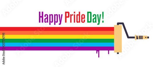 gay pride day, vector illustration