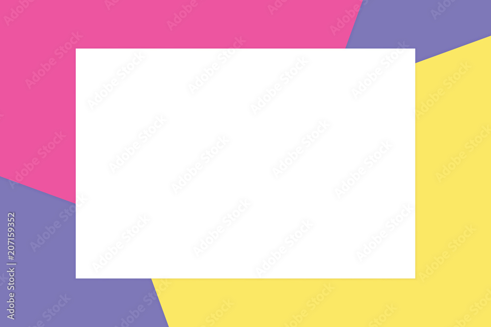 white rectangle frame on colorful pastel soft paper background cosmetics for copy space message, minimal flat lay style for fashionable cosmetics pastel color top view wallpaper geometric overlays white rectangle frame on colorful pastel soft paper background cosmetics for copy space message, minimal flat lay style for fashionable cosmetics pastel color top view wallpaper geometric overlays