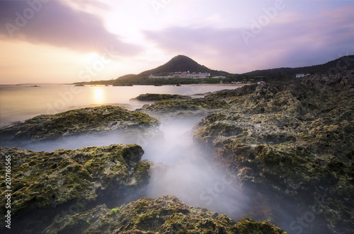 Kenting National Park at sunset, Taiwan