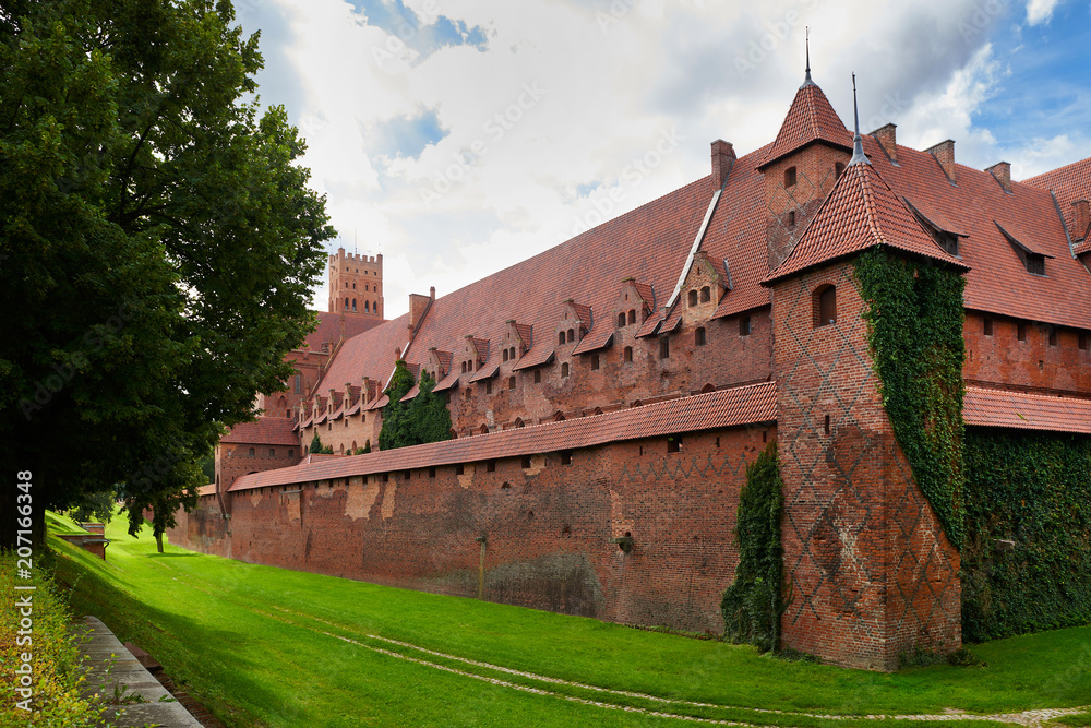 Teutonic Knights Castle in Malbork