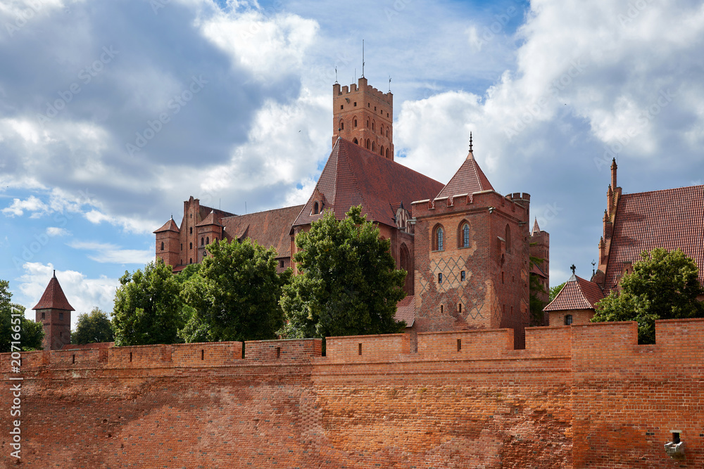 Teutonic Knights Castle in Malbork