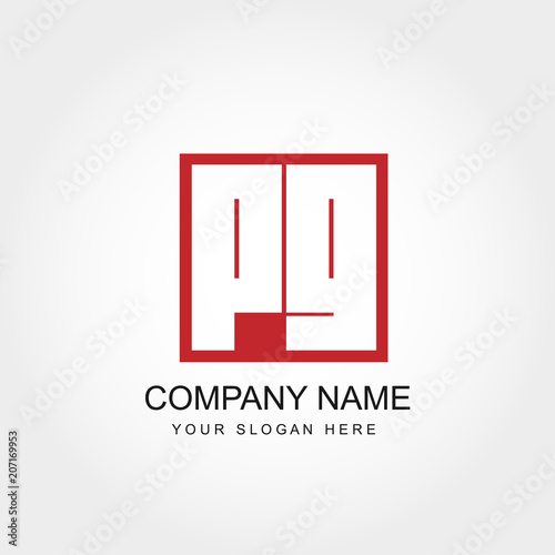 Initial Letter PG Logo Vector Design