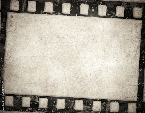 Grunge film background. Nice vintage texture with space for text or image.