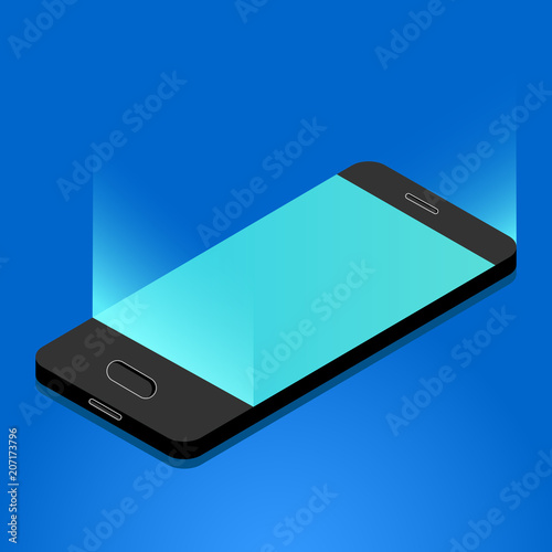 Isometric smartphone