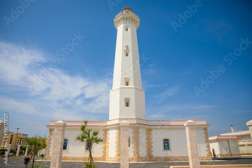 White Lighthouse of Torre Canne, Fasano in Italy