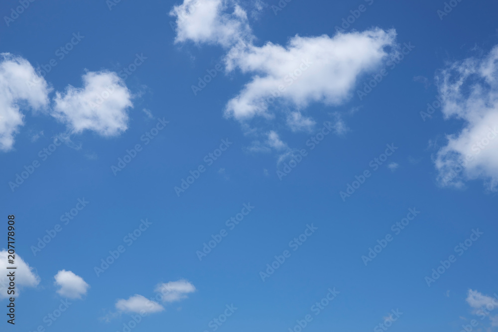 青空と白い雲 青空と白い雲