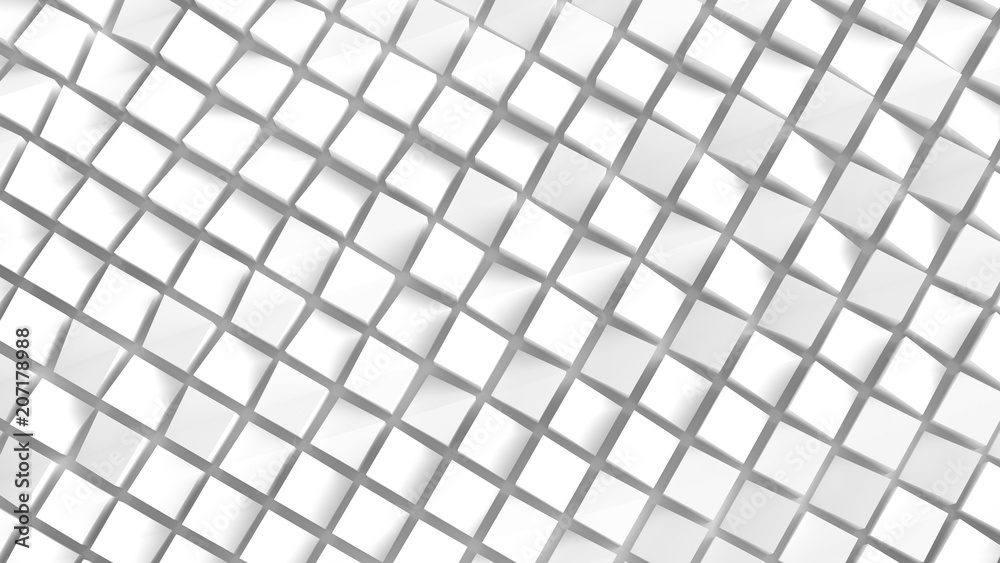 White cubes background. 3D Rendering White cubes background. 3D Rendering
