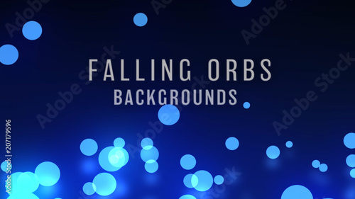 Falling Orbs Background