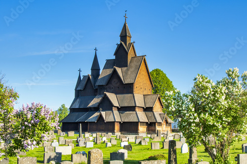 Heddal Stave Church, Norways largest stave church, Notodden municipality, Norway photo