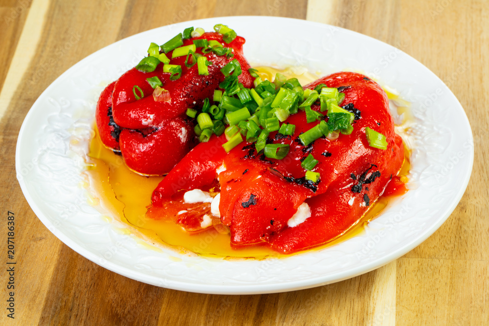 Stuffed pepper with cheese Stuffed pepper with cheese