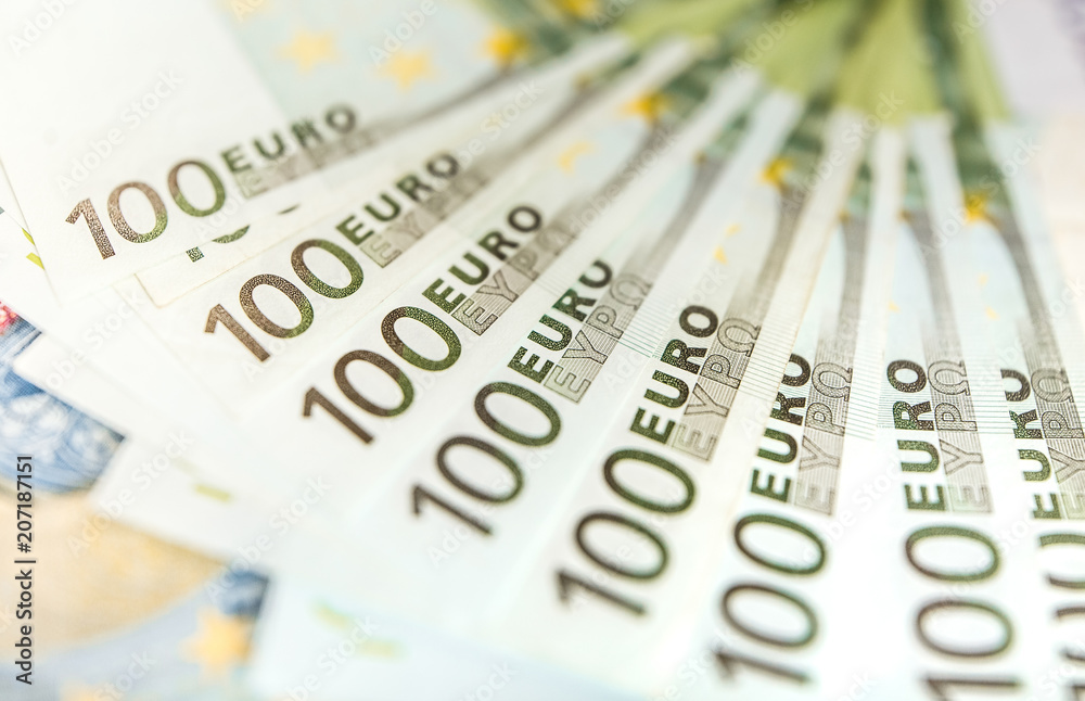 Euro Money Banknotes, pile of paper euro banknotes Euro Money Banknotes, pile of paper euro banknotes