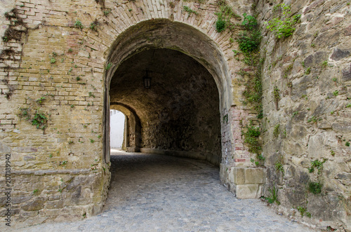 Gate with tunnel in olf fortification in Germany © Mario