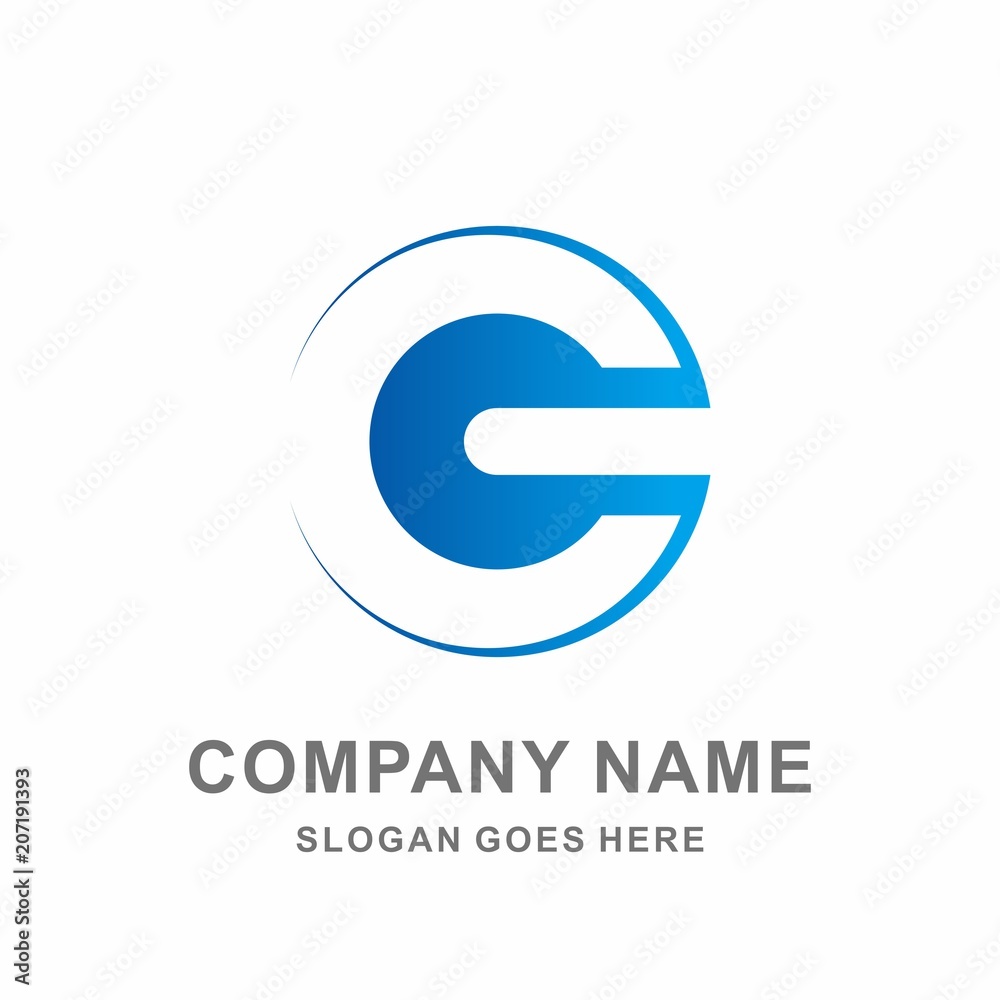 Monogram Letter C Infinity Circle Digital Link Connection Technology Computer Business Company Stock Vector Logo Design Template Monogram Letter C Infinity Circle Digital Link Connection Technology Computer Business Company Stock Vector Logo Design Template
