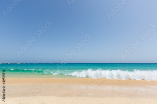 Beautiful and sunny seascape