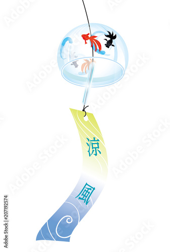 金魚柄の風鈴のイラスト 夏のイメージ 暑中見舞い Stock ベクター Adobe Stock 金魚柄の風鈴のイラスト 夏のイメージ 暑中見舞い Stock ベクター Adobe Stock