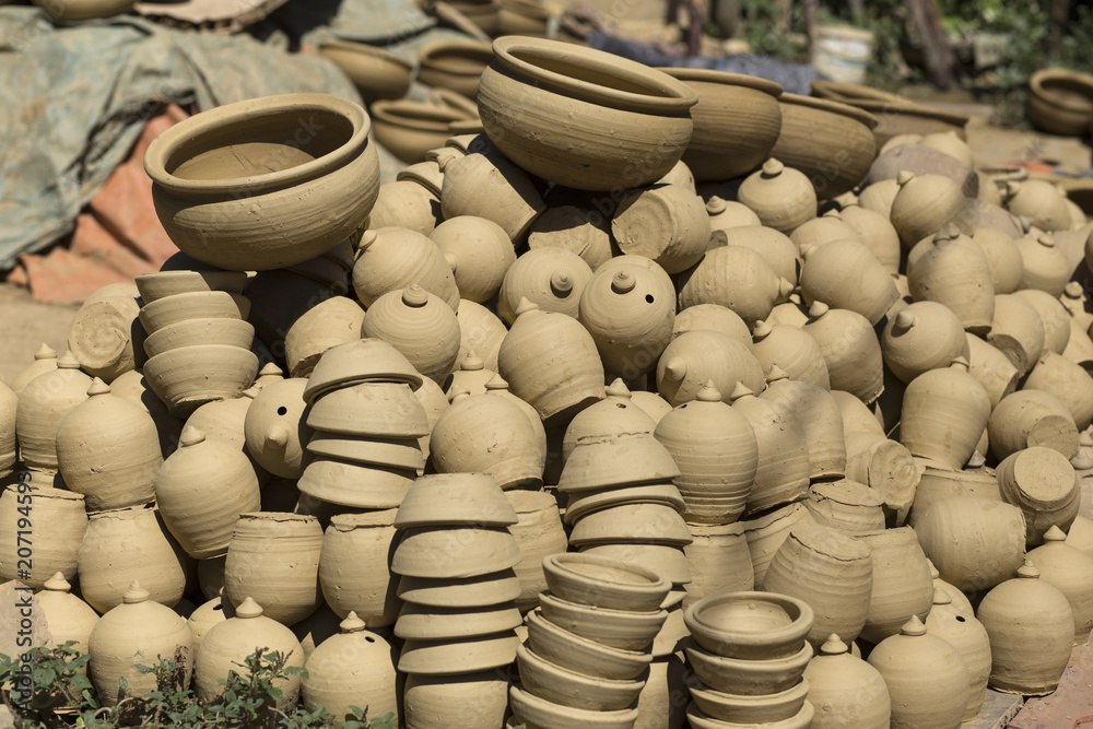 Obraz premium clay pots near Hoi An in Vietnam