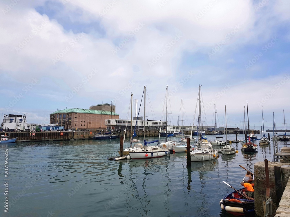 Port in Weymouth, England, United Kingdom