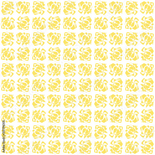 Abstract seamless yello pattern.