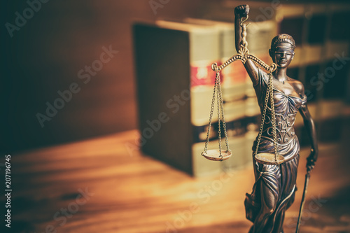 Legal law justice concept image