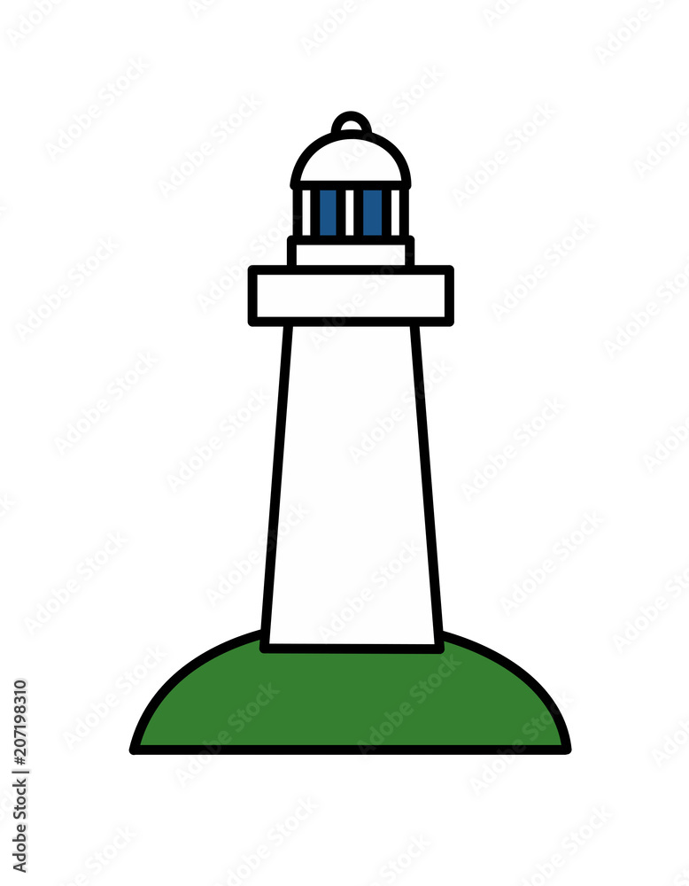 灯台 色 Stock イラスト Adobe Stock