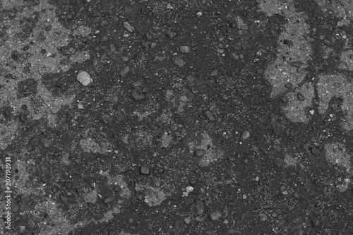 the texture of the old asphalt. small pebbles crack grunge