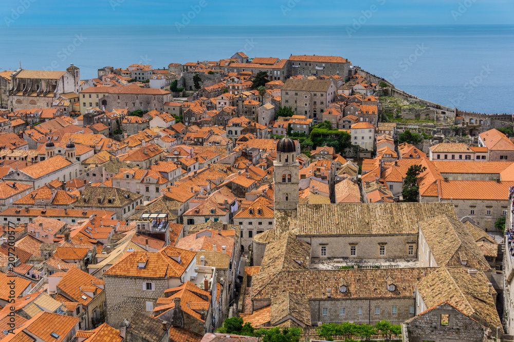 Dubrovnik old town panorama