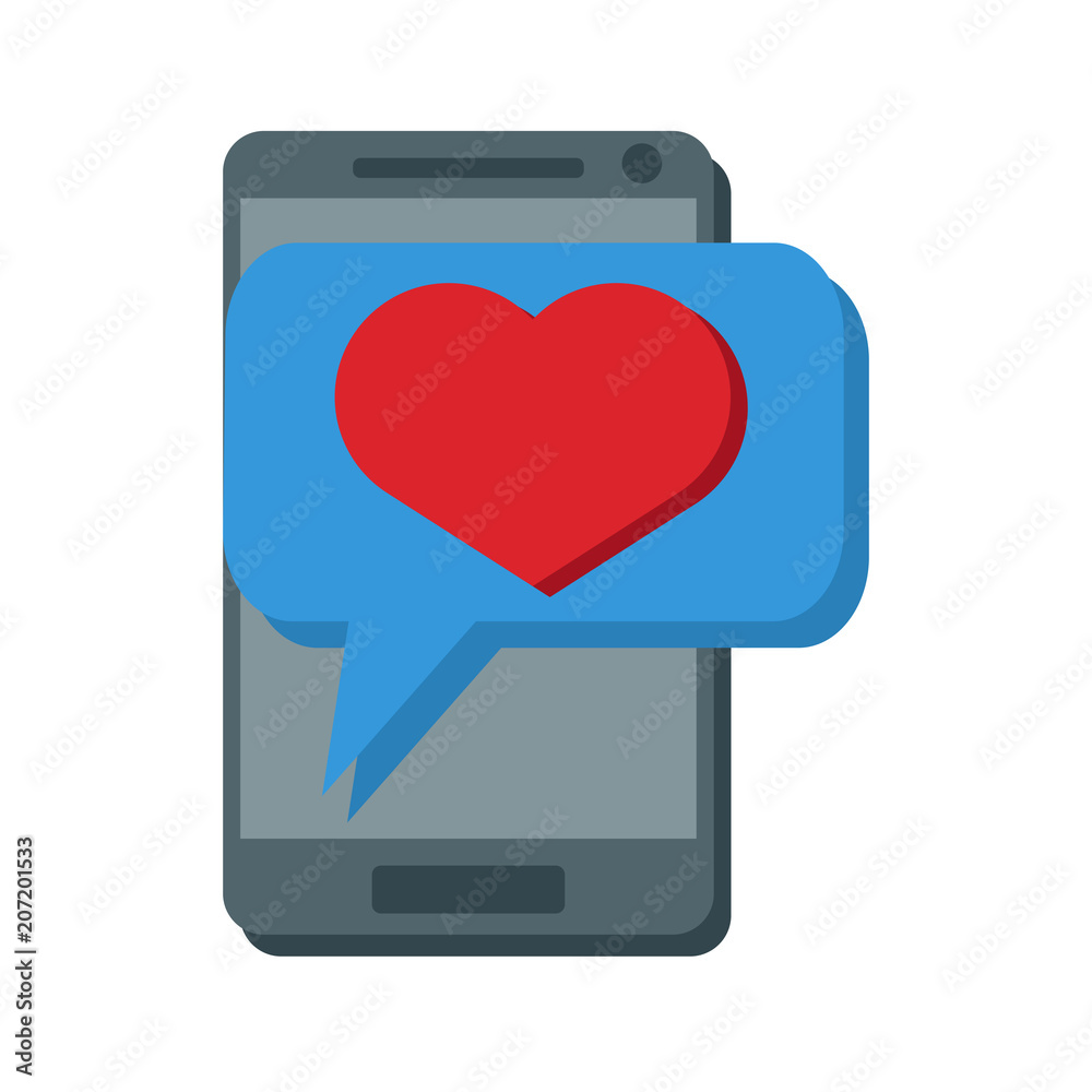 Mobile Communication Social Network, Romantic Message, Love Chat. Logo Design Element. Vector. Mobile Communication Social Network, Romantic Message, Love Chat. Logo Design Element. Vector.