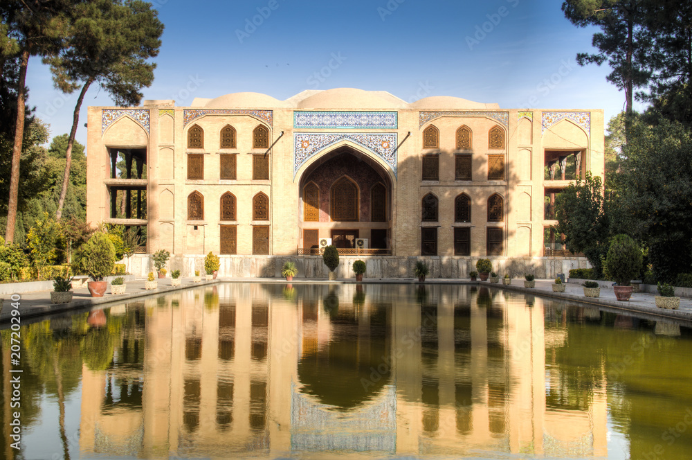 Hasht Behesht palace in isfahan, Iran.