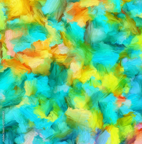 Abstract texture background. Digital design painting impressionism artwork. Hand drawn artistic pattern. Modern art. Good for printed pictures  postcards  posters or wallpapers and textile printing.