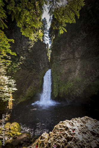 Oregon s Wahclella Falls in the Columbia River Gorge
