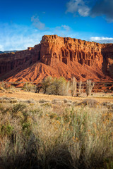 Fotobehang Natuurpark Zandsteenheuvels in Torrey Utah  © LoweStock