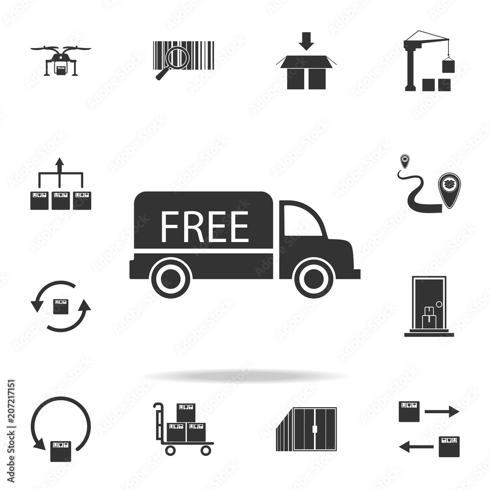 free freight trip icon. Detailed set of logistic icons. Premium graphic design. One of the collection icons for websites, web design, mobile app free freight trip icon. Detailed set of logistic icons. Premium graphic design. One of the collection icons for websites, web design, mobile app