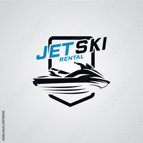 Jet Ski Logo Designs Template