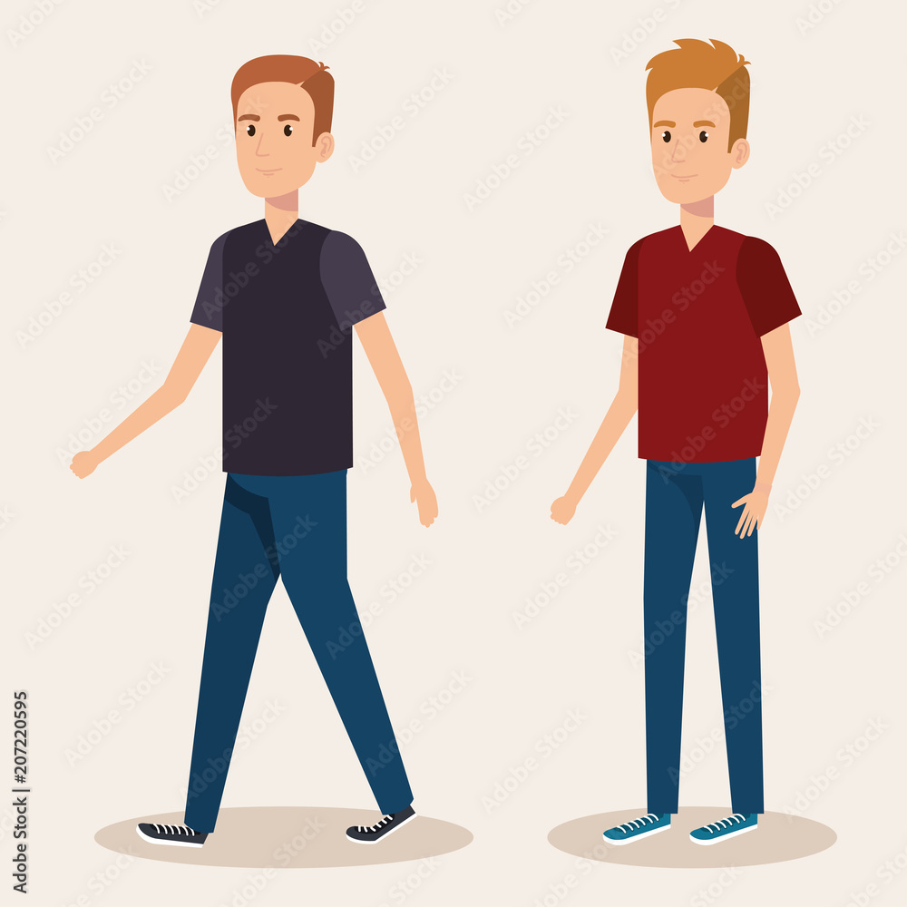 young boys avatars characters vector illustration design young boys avatars characters vector illustration design
