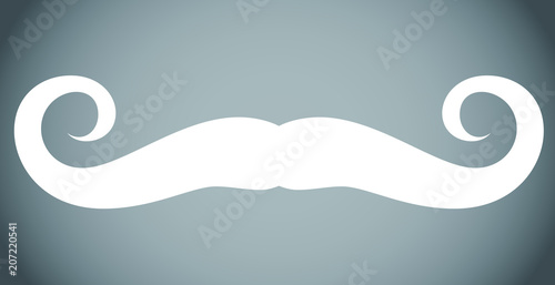 White respectable beard