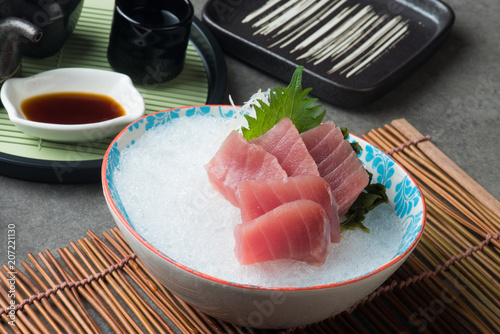 magura Akami , Tuna Sashimi sushi photo