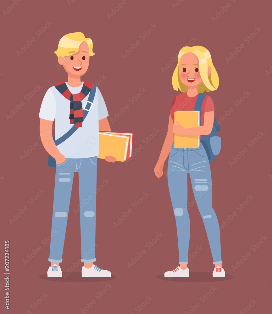 student character vector design student character vector design