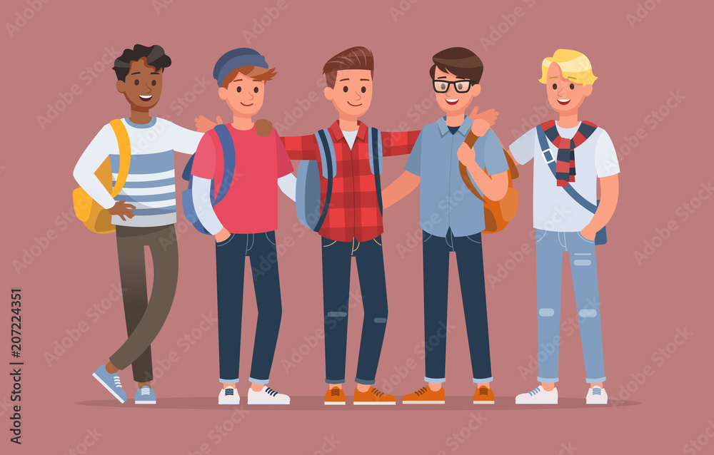 Fototapeta premium student character vector design no4