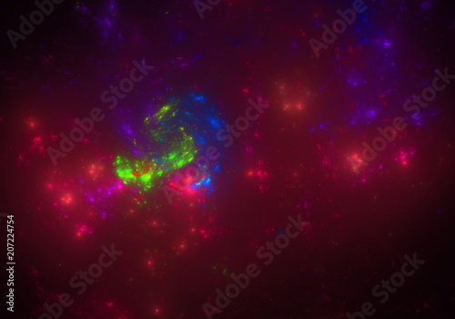 Fototapeta Naklejka Na Ścianę i Meble -  multicolored galaxy