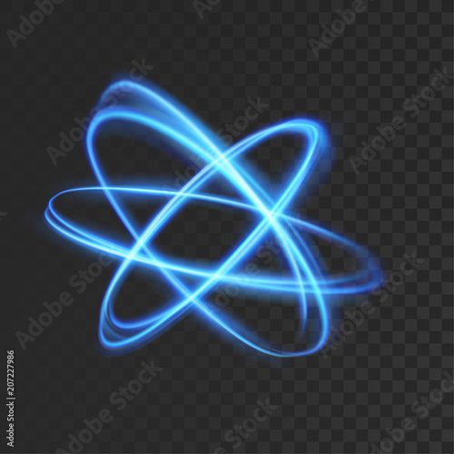 Atomic speed light streaks futuristic abstract layout