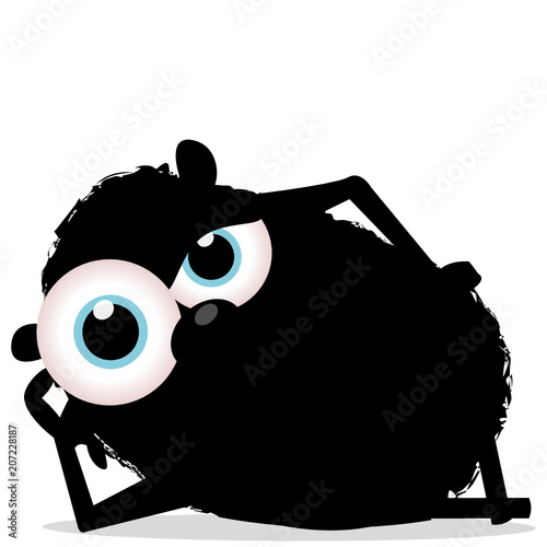 El Monster liegt auf der Seite