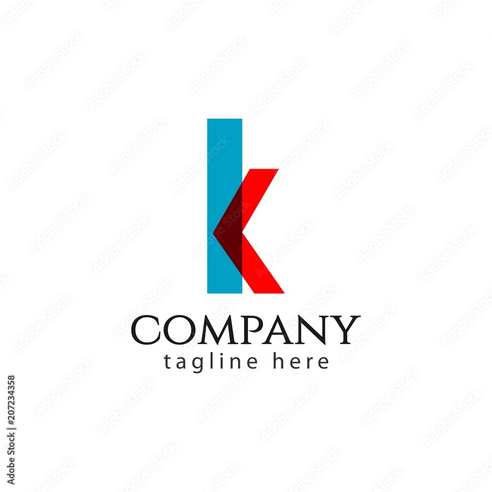 K Company Logo Vector Template Design Illustration K Company Logo Vector Template Design Illustration