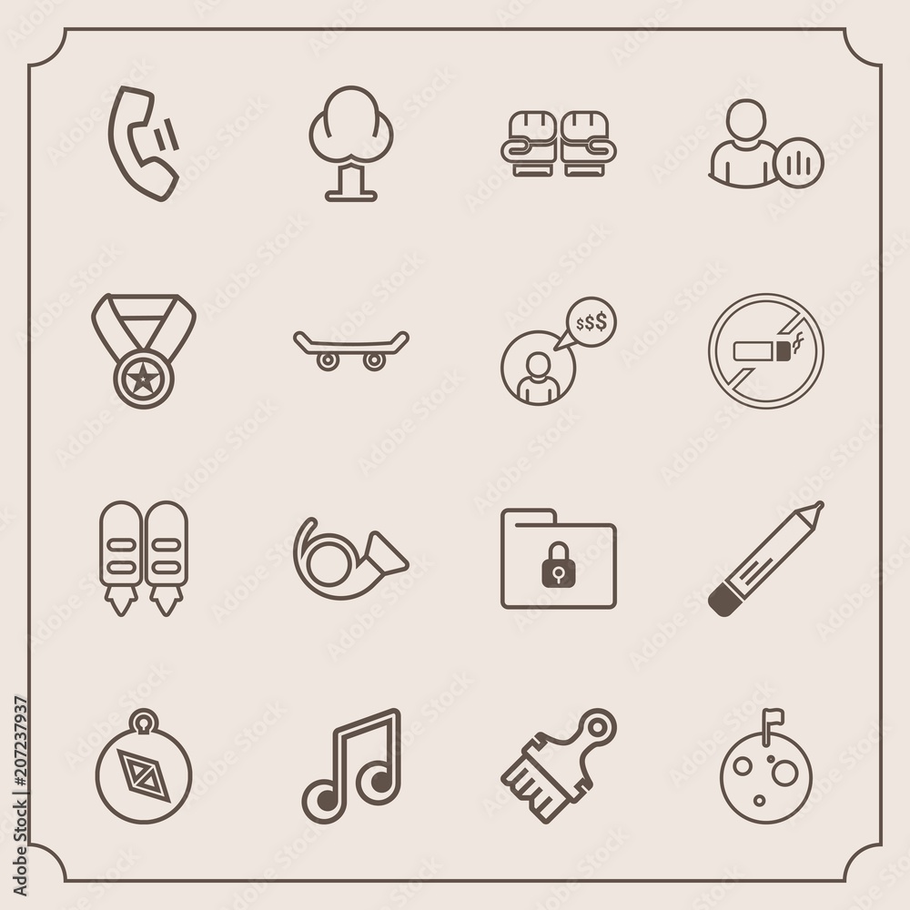 Modern, simple vector icon set with status, sound, nature, pencil, musical, north, social, award, tree, flag, jazz, folder, glove, boxing, file, moon, astronaut, note, office, cell, technology, icons Modern, simple vector icon set with status, sound, nature, pencil, musical, north, social, award, tree, flag, jazz, folder, glove, boxing, file, moon, astronaut, note, office, cell, technology, icons