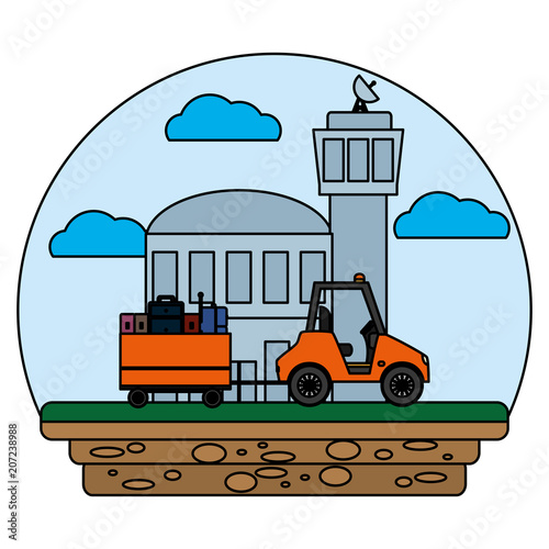 building and vehicle towing luggage service