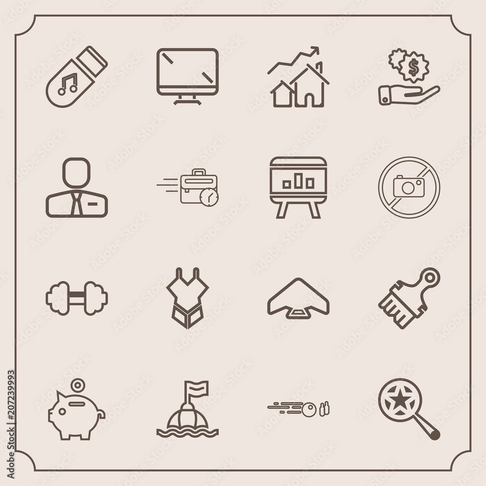 Modern, simple vector icon set with digital, extreme, strike, find, safety, parachuting, summer, bikini, storage, sound, property, music, workout, money, fashion, finance, paintbrush, sea, brush icons Modern, simple vector icon set with digital, extreme, strike, find, safety, parachuting, summer, bikini, storage, sound, property, music, workout, money, fashion, finance, paintbrush, sea, brush icons