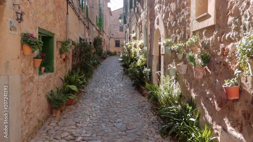 Plant Street in Valldemossa, Mallorca